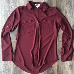 Wine Colored Portofino Shirt 🍷